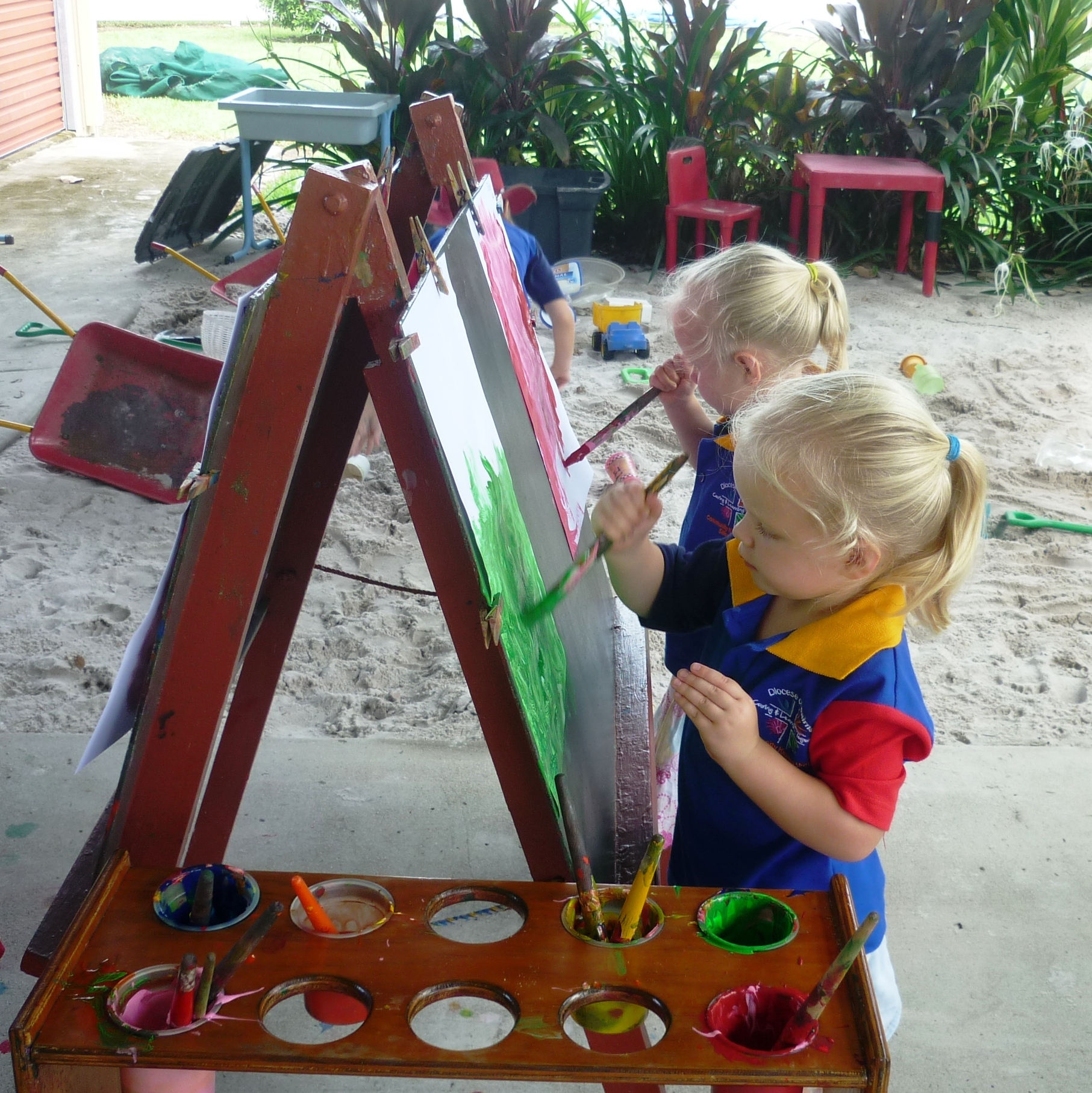 Kindy Painting St John's Silkwood